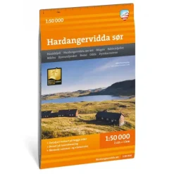 Hardangervidda sør Calazo Turkart 1:50 000