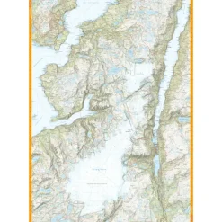 Hardangervidda vest Trolltunga Folgefonn Calazo Turkart 1:50 000