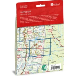 Hattfjelldal Nordeca Norge 1:50 000 10115