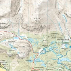 Hemsedal Calazo Høyfjellskart 1:25 000