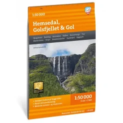 Hemsedal Golsfjellet Gol Calazo Turkart 1:50 000