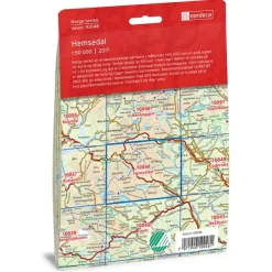 Hemsedal Nordeca Norge 1:50 000 10048