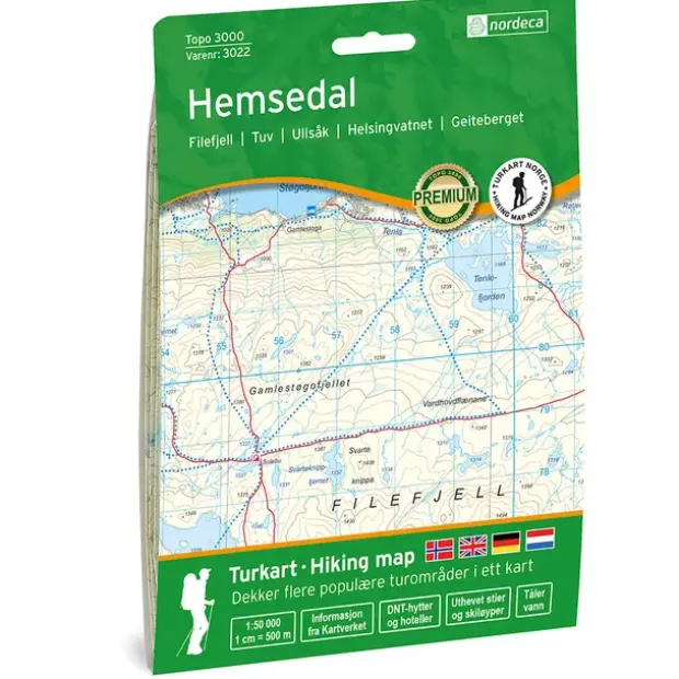 Hemsedal Nordeca Topo 1:50 000 3022