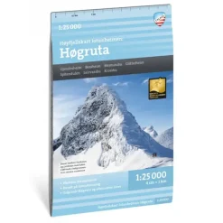 Høgruta Calazo Høyfjellskart 1:25 000 Jotunheime
