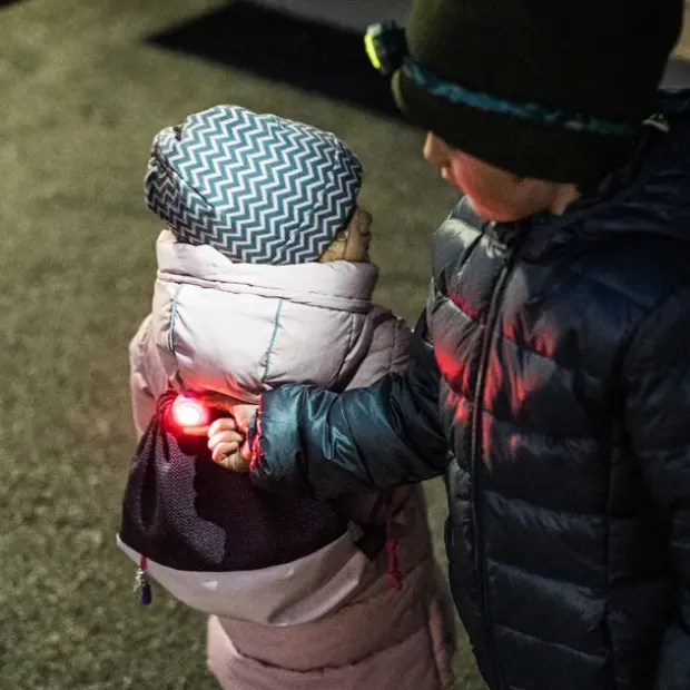 Hodelykt 40 lm Ledlenser Kidled 4r Purple