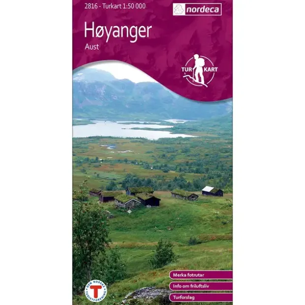Høyanger aust Nordeca Turkart 1:50 000 2816