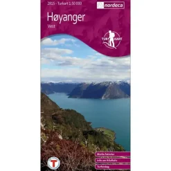 Høyanger vest Nordeca Turkart 1:50 000 2815