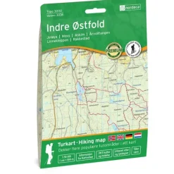 Indre Østfold Nordeca Topo 1:50 000 3036