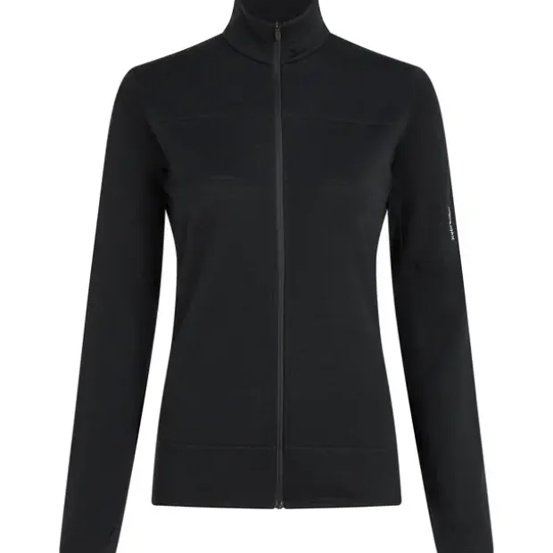 Jakke til dameIcebreaker Merino Realfleece Zip W 001
