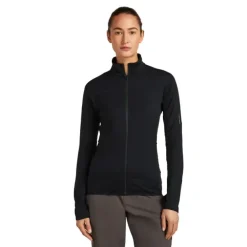 Jakke til dameIcebreaker Merino Realfleece Zip W 001
