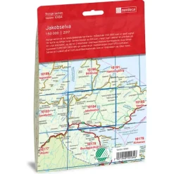 Jakobselva Nordeca Norge 1:50 000 10184