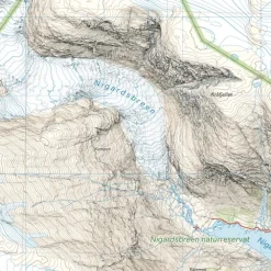Jostedalen Calazo Høyfjellskart 1:25 000