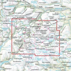 Jotunheimen Calazo Turkart 1:50 000 Jotunheimen