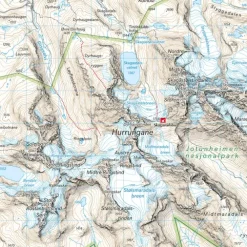 Jotunheimen Calazo Turkart 1:50 000 Jotunheimen