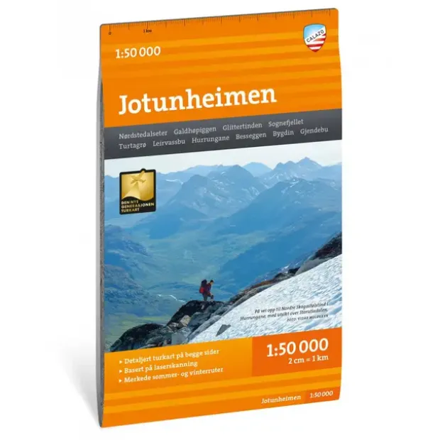 Jotunheimen Calazo Turkart 1:50 000 Jotunheimen