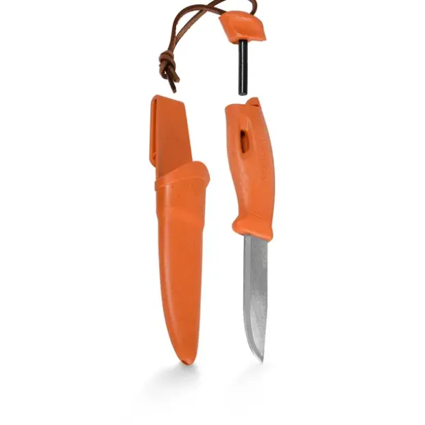 Kniv med tennstål Light My Fire FireKnife BIO RustyOrange