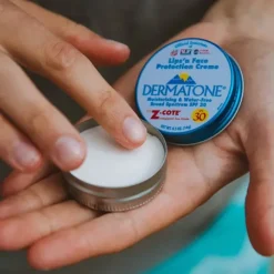 Kuldekrem med solfaktor 30 Dermatone Mini Tin Z-Cote 30