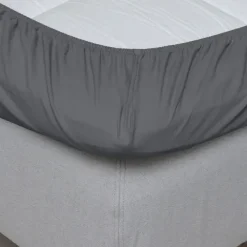 Laken Høie Jerseylaken 90x200/30 DarkGrey