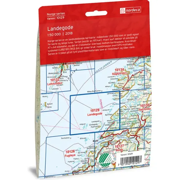 Landegode Nordeca Norge 1:50 000 10129