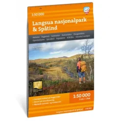 Langsua Nasjonalpark Spåtind Calazo Turkart 1:50 000