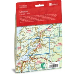 Levanger Nordeca Norge 1:50 000 10095