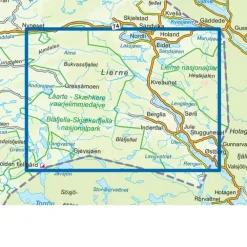 Lierne Nordeca Topo 1:50 000 3050