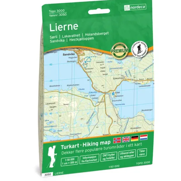 Lierne Nordeca Topo 1:50 000 3050