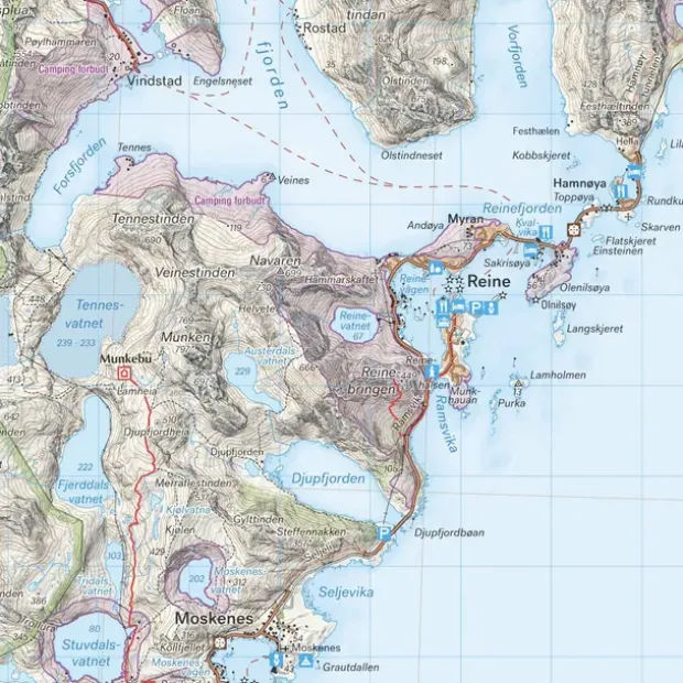 Lofoten Calazo Turkart 1:50 000
