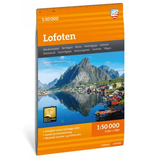 Lofoten Calazo Turkart 1:50 000