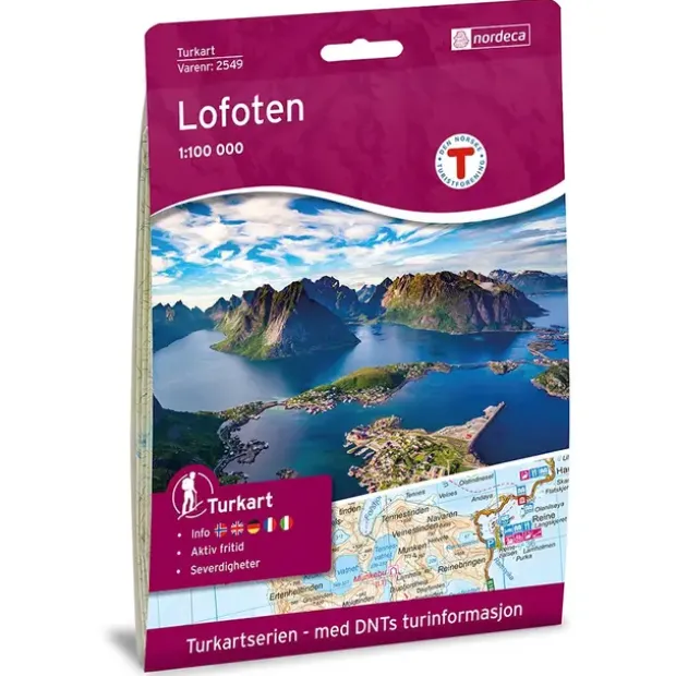 Lofoten Nordeca Turkart 1:100 000 2549
