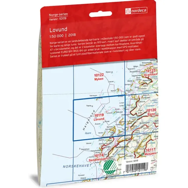 Lovund Nordeca Norge 1:50 000 10119