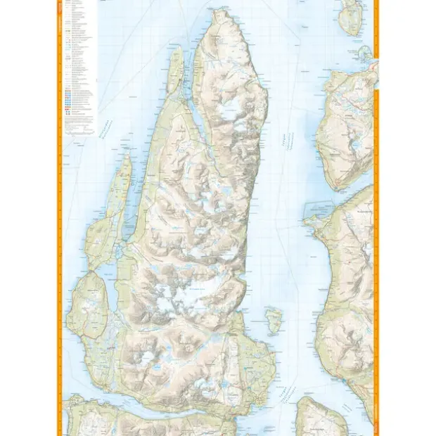Lyngen Calazo Turkart 1:50 000
