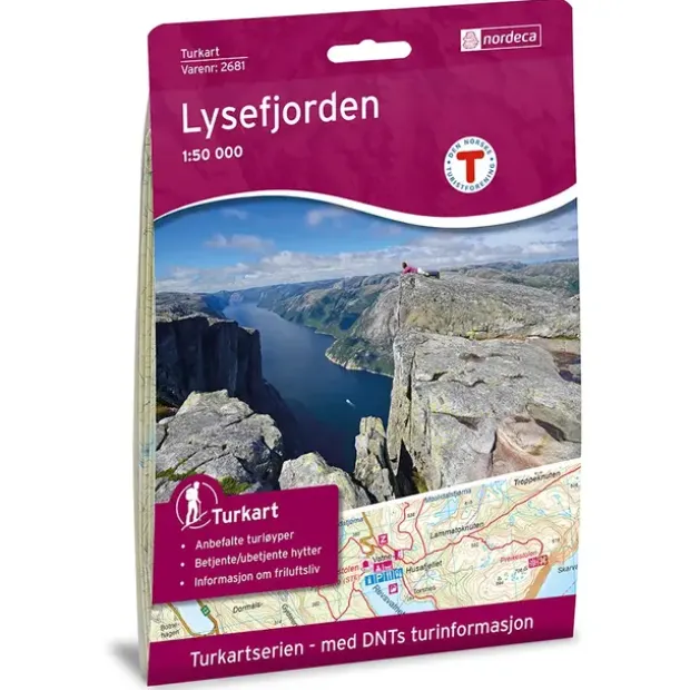 Lysefjorden Nordeca Turkart 1:50 000 2681