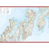 Moskenesøya Flakstadøya Calazo Høyfjellskart 1:30 000 Lofoten