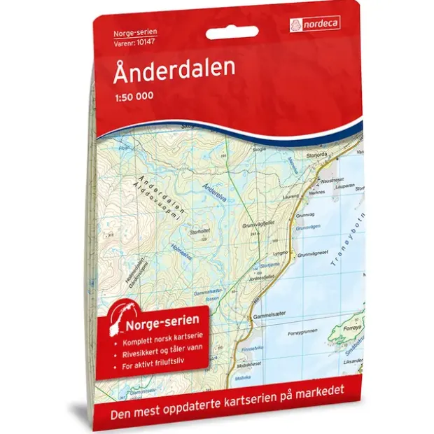 Ånderdalen Nordeca Norge 1:50 000 10147