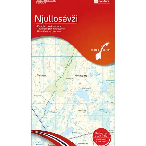 Njullosavzi Nordeca Norge 1:50 000 10163