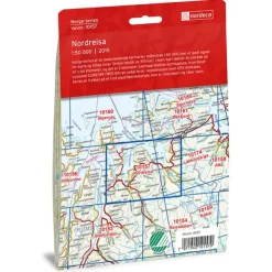 Nordreisa Nordeca Norge 1:50 000 10157