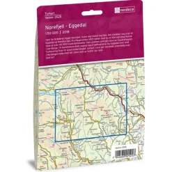 Norefjell-Eggedal Nordeca Turkart 1:50 000 2525