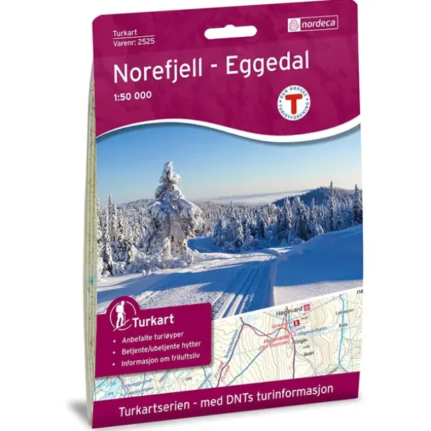 Norefjell-Eggedal Nordeca Turkart 1:50 000 2525