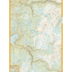 Norge på tvers Calazo Turkart 1:50 000