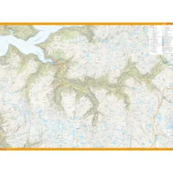 Nærøyfjorden Lærdalen Calazo Turkart 1:50 000