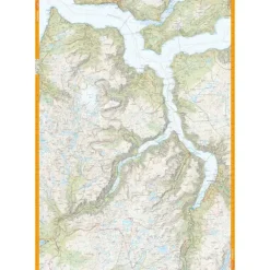 Nærøyfjorden Lærdalen Calazo Turkart 1:50 000