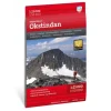 Okstindan Calazo Høyfjellskart 1:25 000