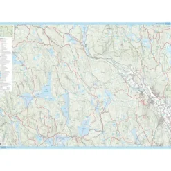 Oslo Nordmarka nord Calazo Løypekart 1:20 000