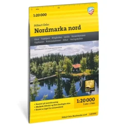 Oslo Nordmarka nord Calazo Stikart 1:20 000