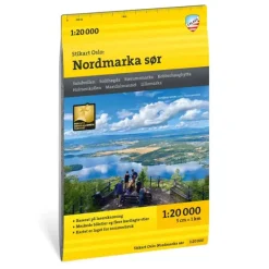 Oslo Nordmarka sør Calazo Stikart 1:20 000