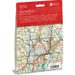 Oslo Nordmark Nordeca Norge 1:50 000 10034