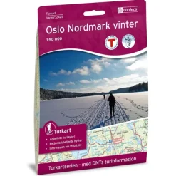 Oslo Nordmark vinter Nordeca Turkart 1:50 000 2425