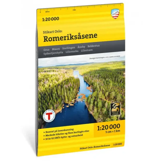 Oslo Romeriksåsene Calazo Stikart 1:20 000