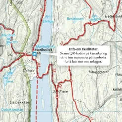 Oslo Østmarka Calazo Løypekart 1:20 000